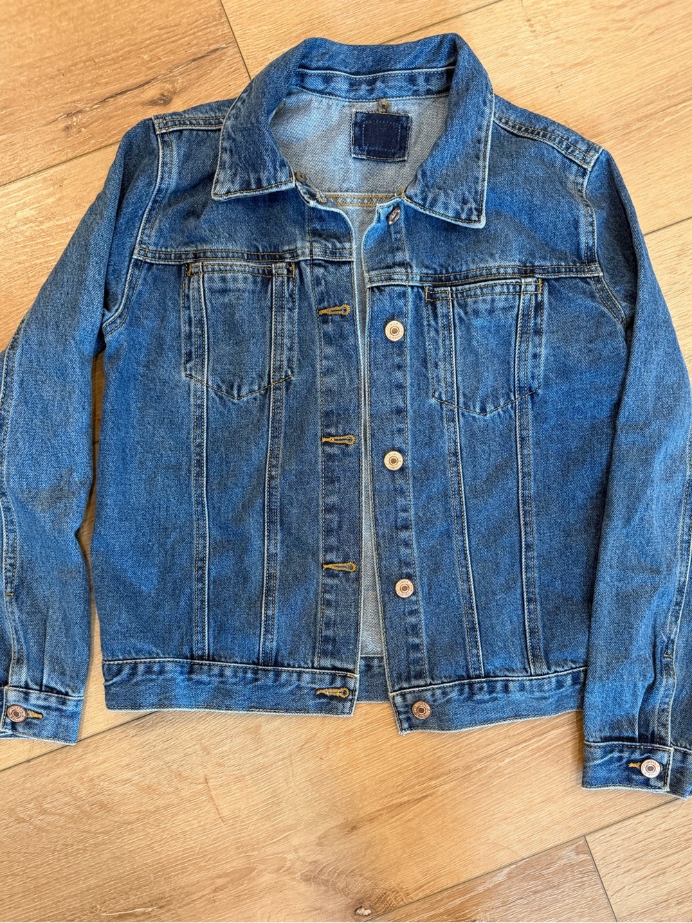 Forever 21 Girls Blue Denim Jean Jacket